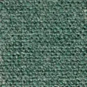 Dense teal woven fabric texture with granular appearance, speckled with light gray fibers, displaying a nubby surface and neutral background.